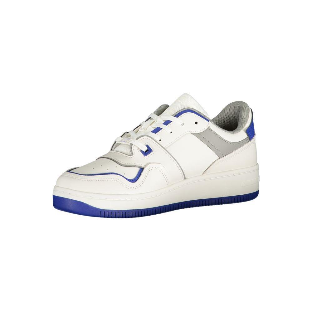 Tommy Hilfiger White Polyethylene Men Sneaker TO-32590-EU40/US7