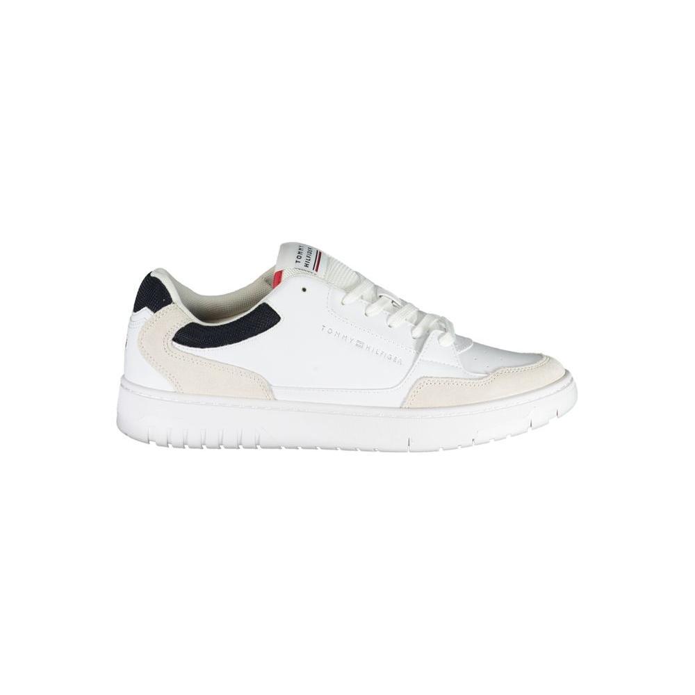 Tommy Hilfiger White Polyethylene Men Sneaker TO-25036-EU40/US7
