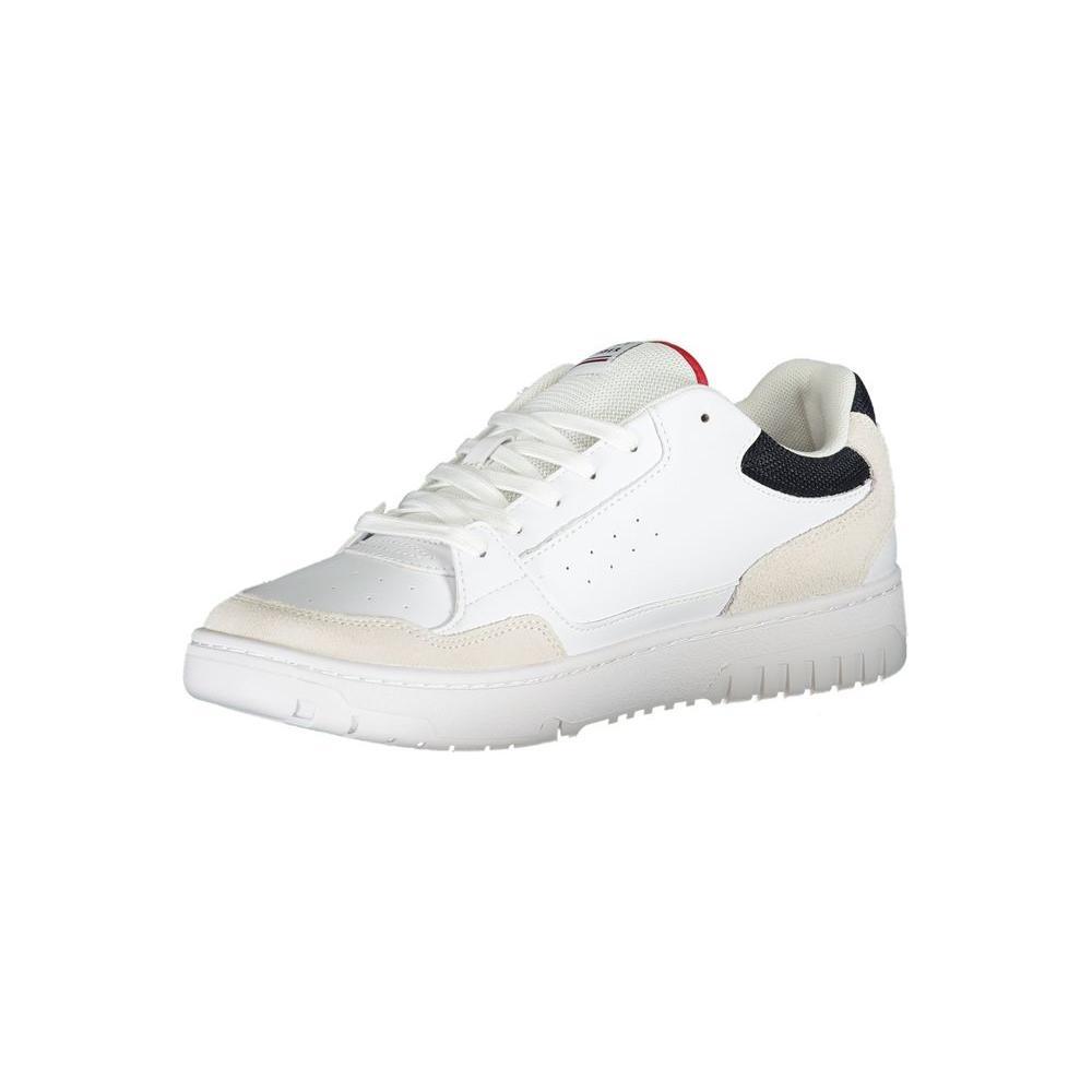 Tommy Hilfiger White Polyethylene Men Sneaker TO-25036-EU40/US7