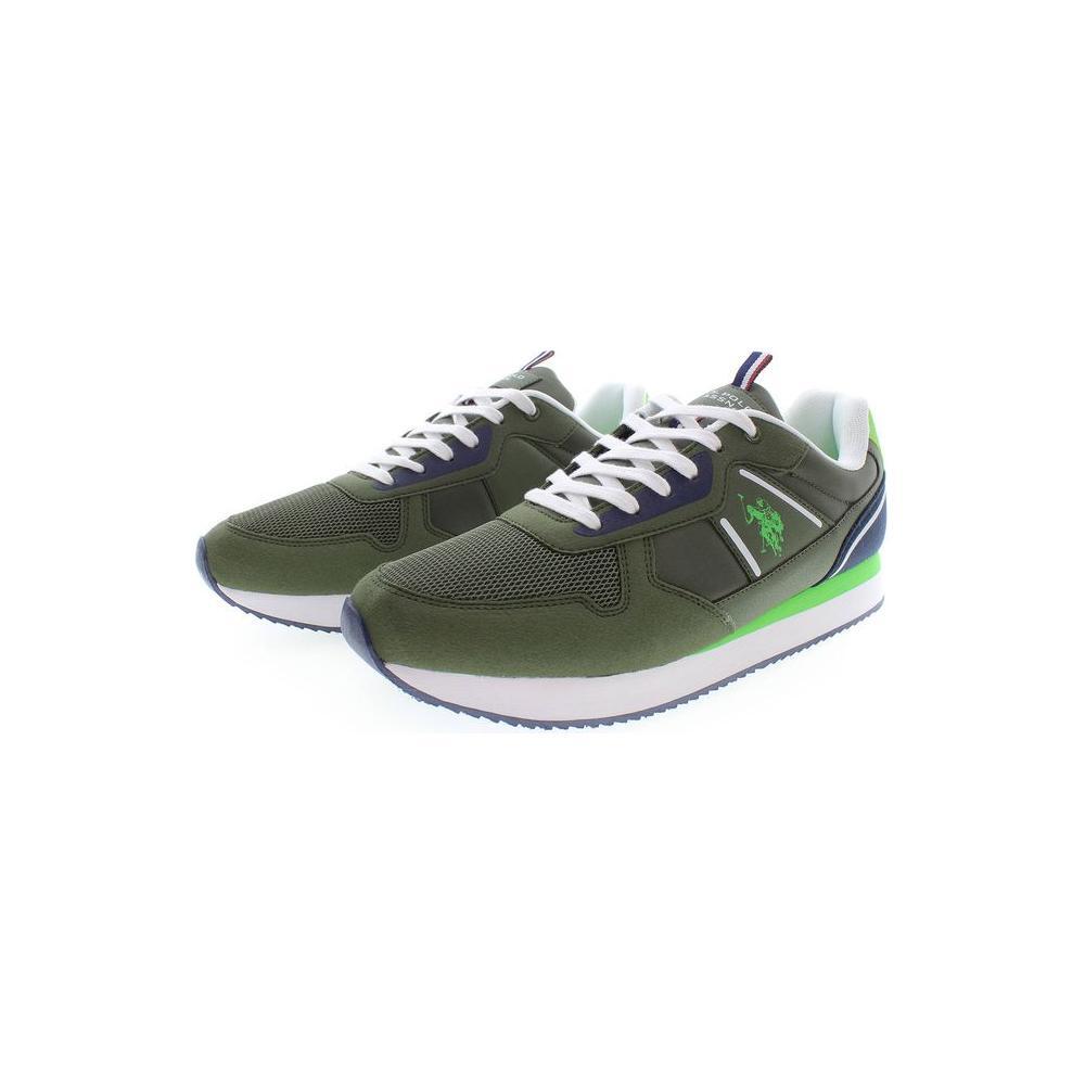U.S. POLO ASSN. Green Polyester Men Sneaker US-37748-EU44/US11