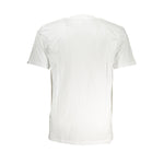 Vans White Cotton Men T-Shirt VA-38622-XS