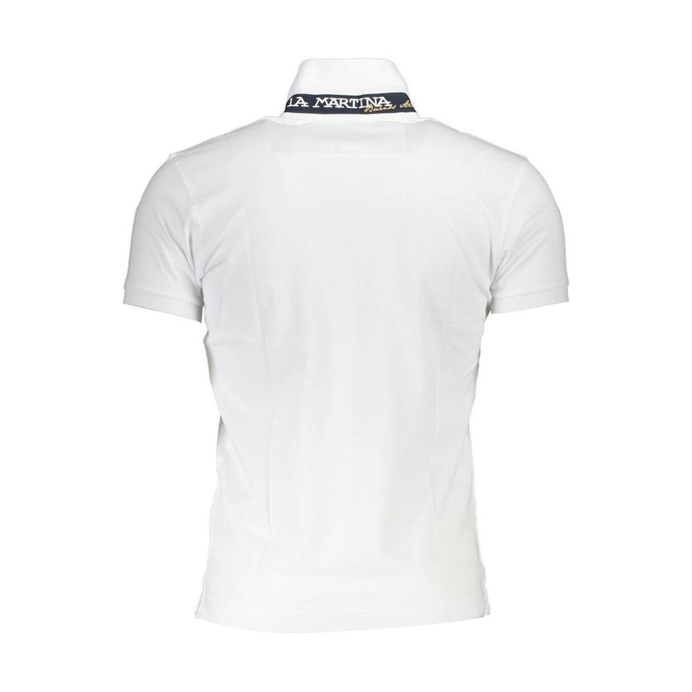 La Martina Sophisticated Slim Fit Polo with Contrast Details LA-26346-L