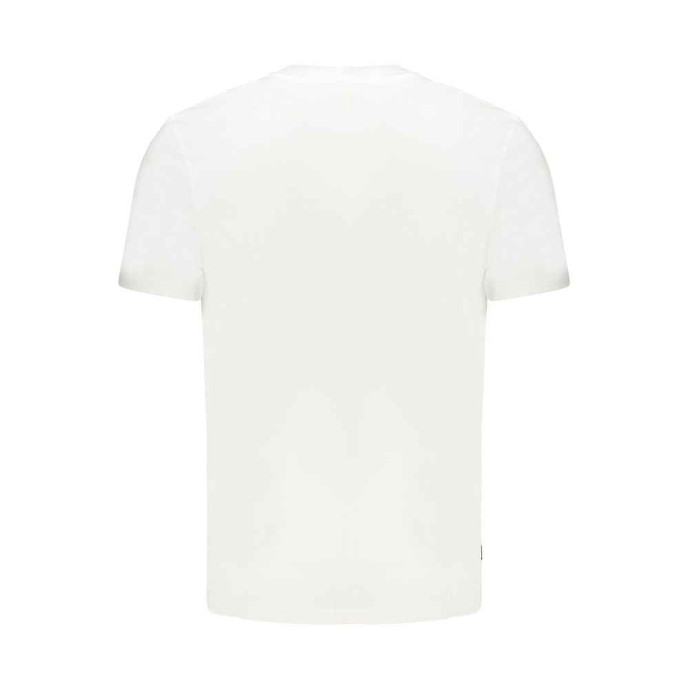 Timberland White Cotton Men T-Shirt TI-36794-S