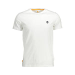 Timberland White Organic Cotton Men T-Shirt TI-37873-S