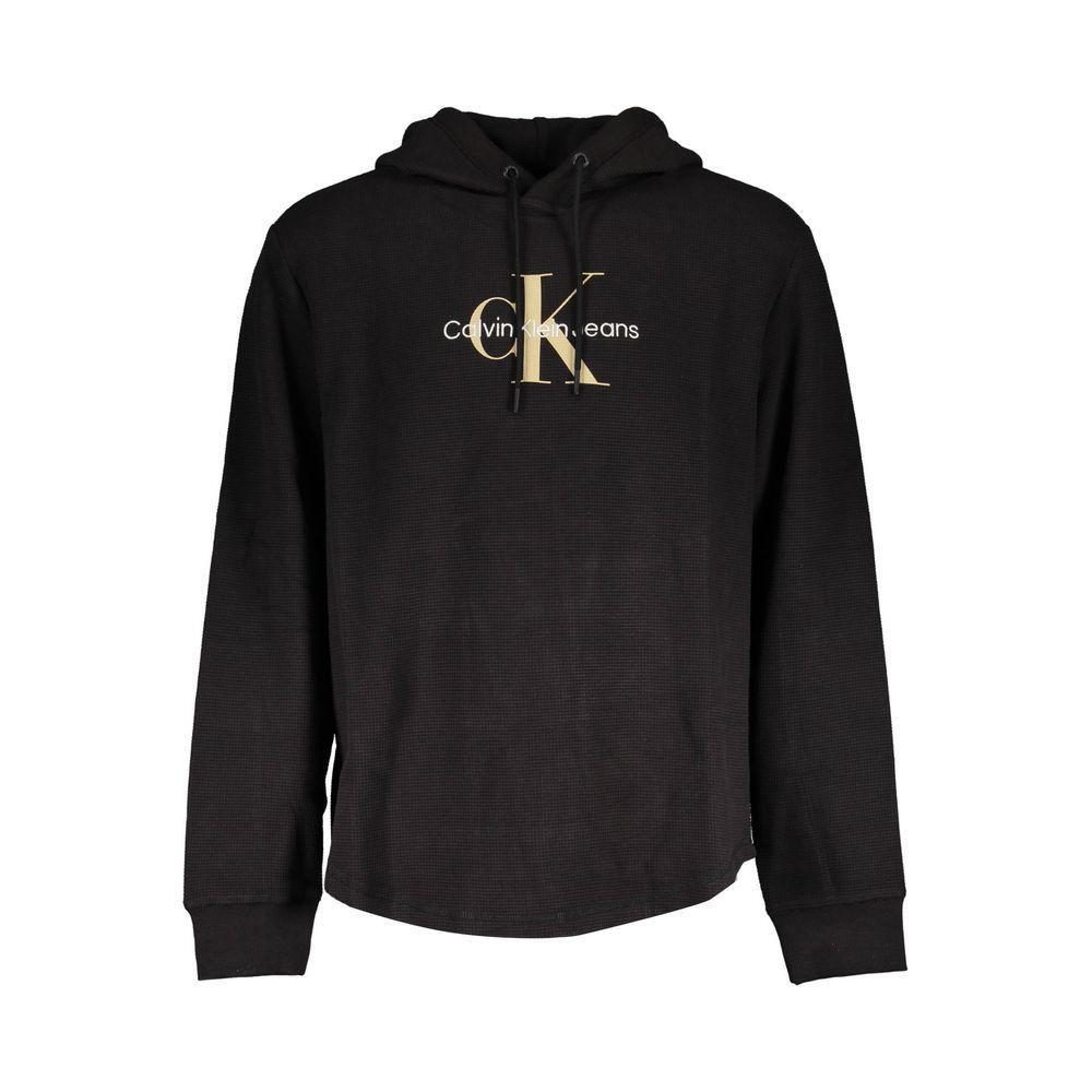 Calvin Klein Black Cotton Men Sweater CA-17456-XL