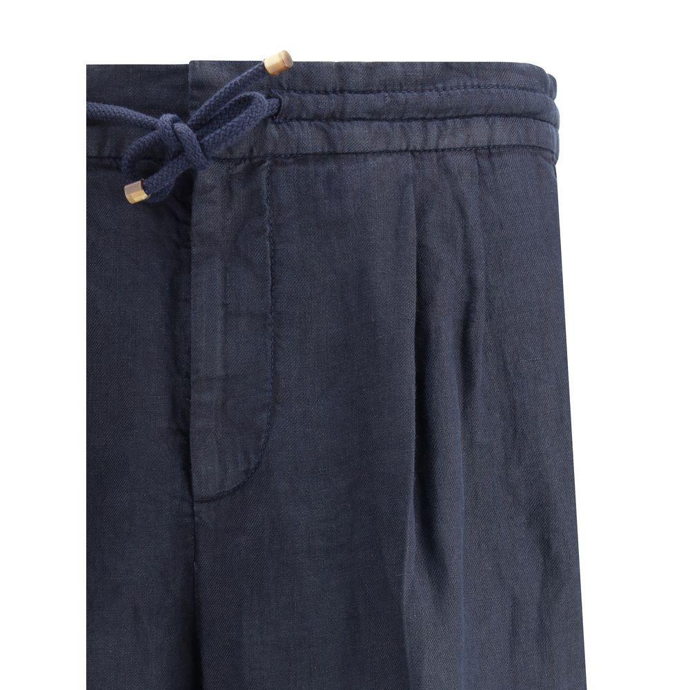 Brunello Cucinelli Linen Pants BR-M243DE1710C2517-IT54 | XXL