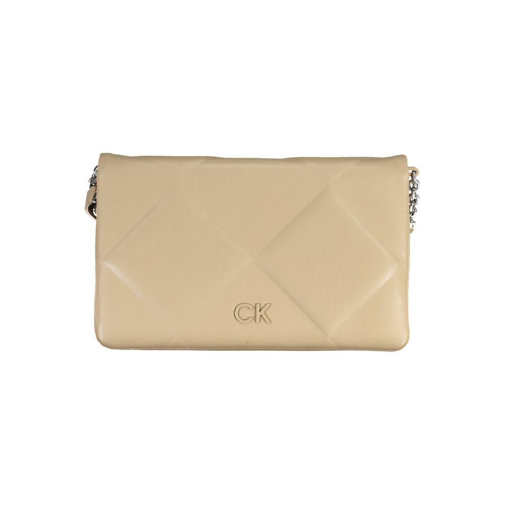 Calvin Klein Beige Polyester Handbag CA-26330