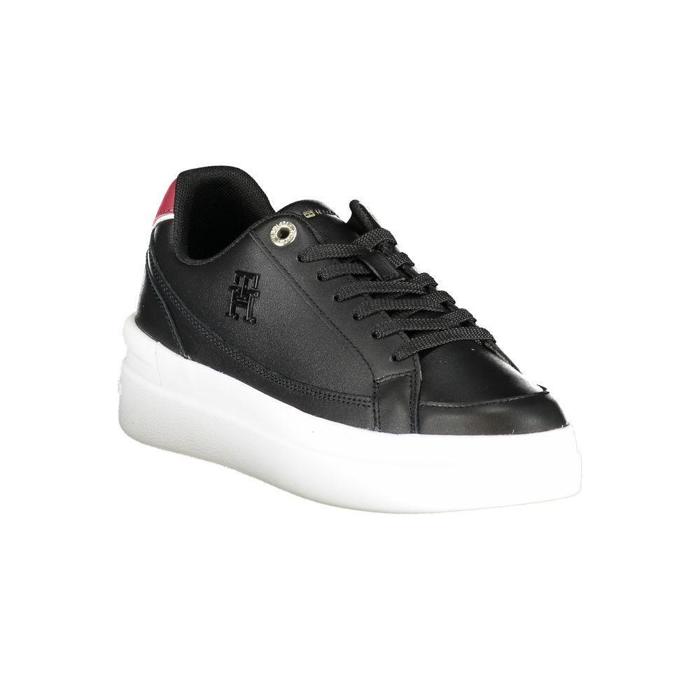 Tommy Hilfiger Black Polyester Sneaker TO-25044-EU39/US9