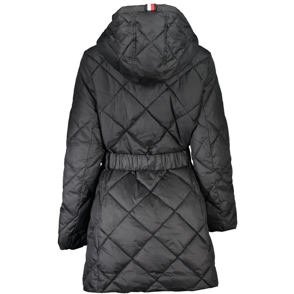 Tommy Hilfiger Black Polyester Jackets & Coat TO-25187-2XS