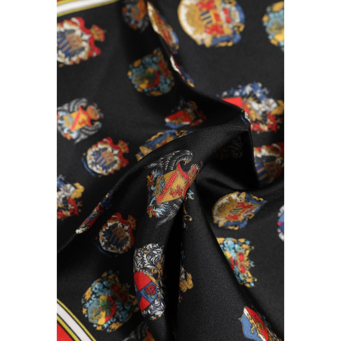 Dolce & Gabbana Multicolor Silk Square Men Foulard Scarf