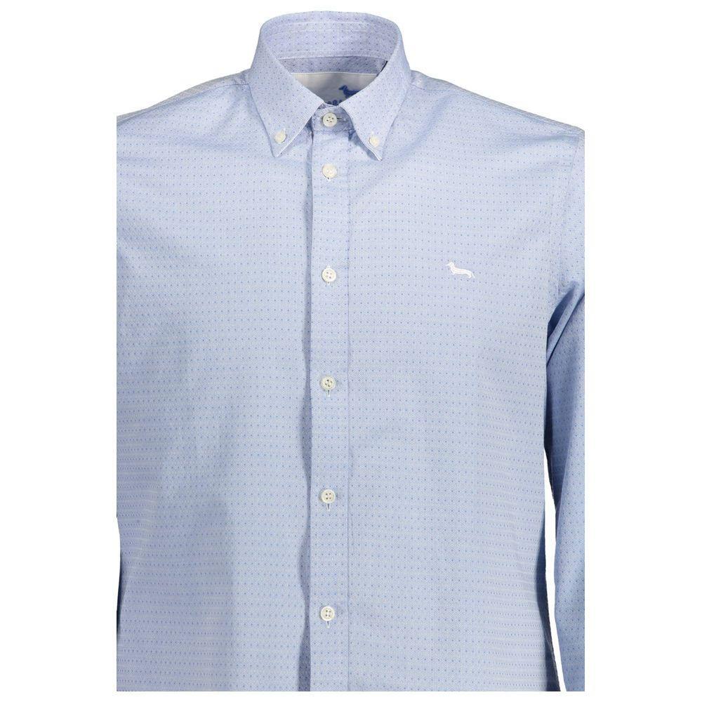 Harmont & Blaine Blue Cotton Shirt HA-15134-S