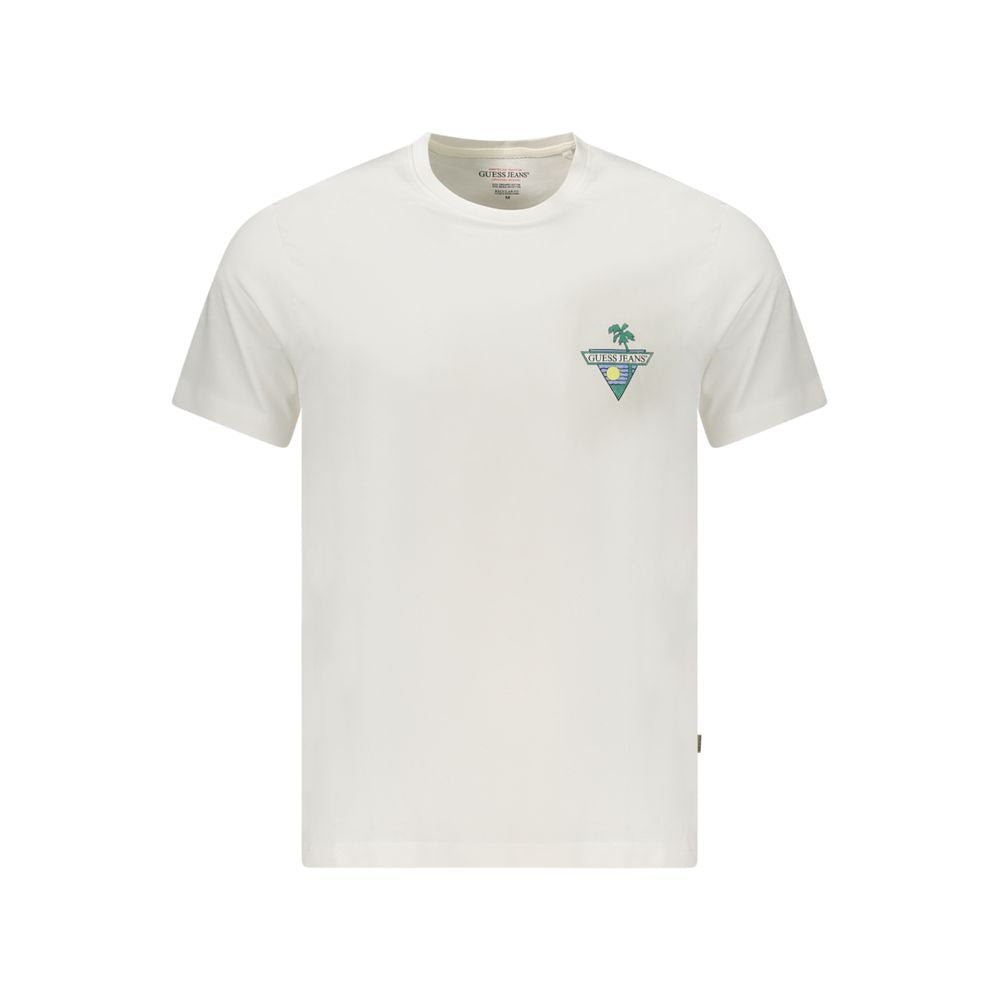 Guess Jeans White Cotton T-Shirt GU-39045-M