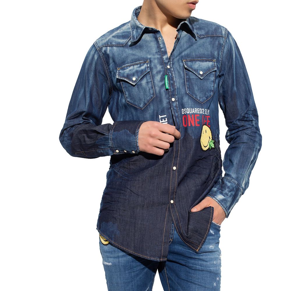 Dsquared² x Smiley Denim Shirt