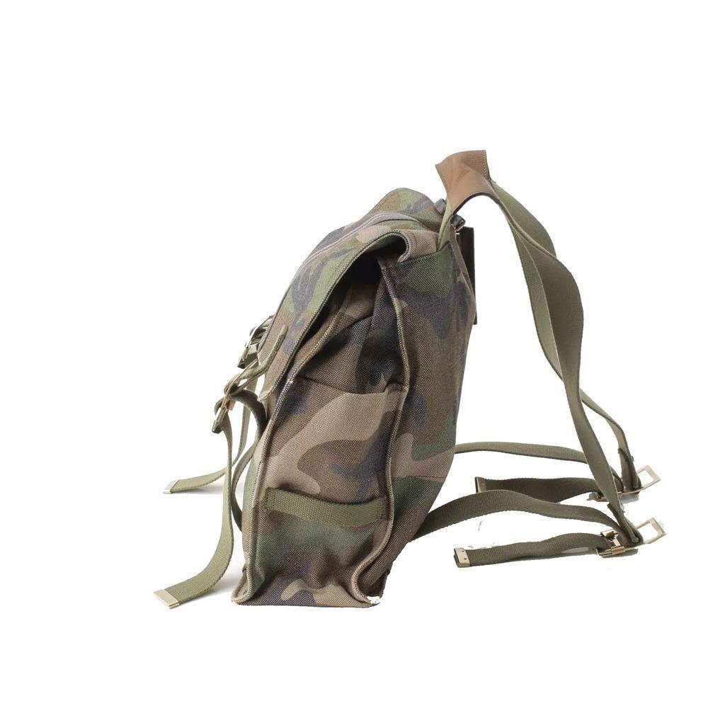 Valentino Military Canvas Backpack VA-8736612253908
