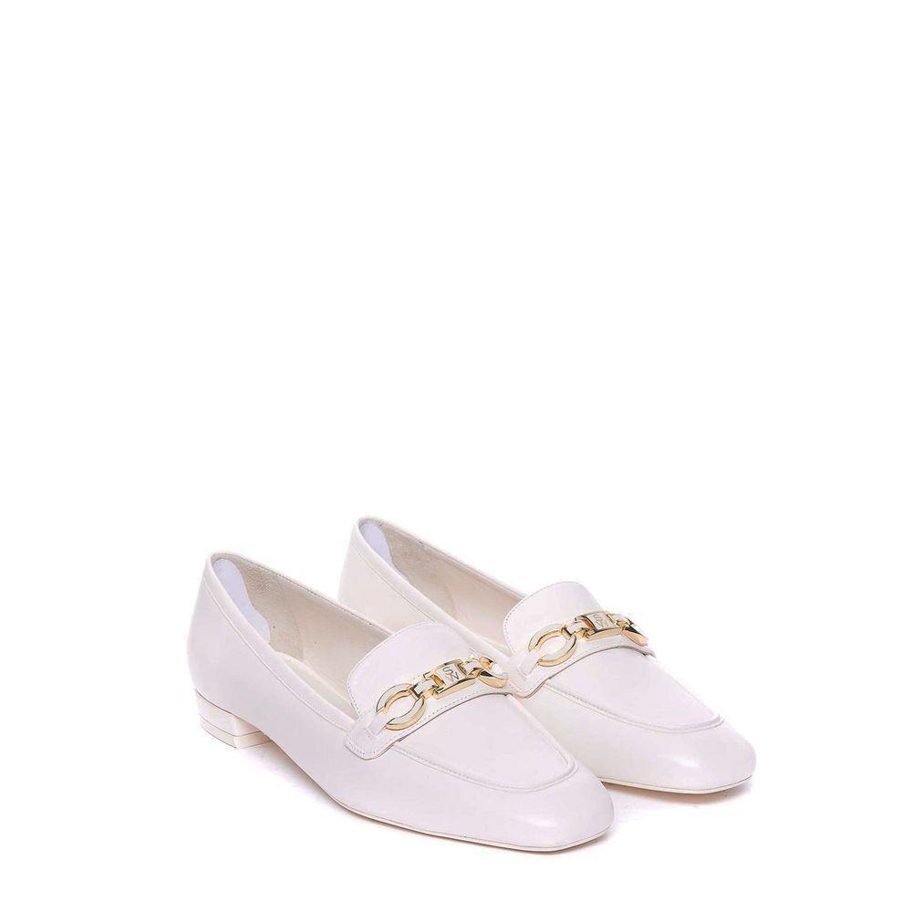 Stuart Weitzman Signature Square Leather Loafers ST-8735597658324-EU40/US10