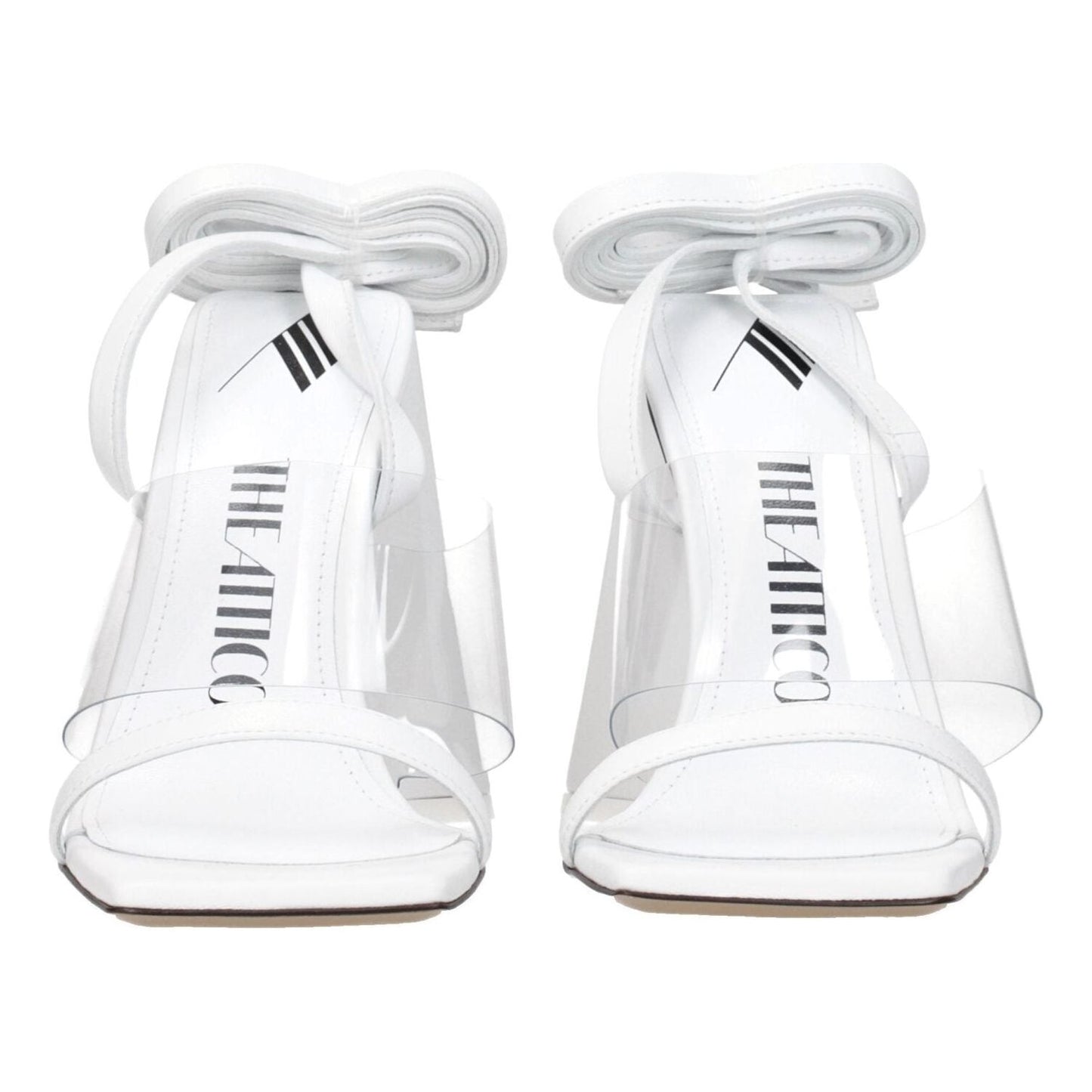The Attico White Leather Stiletto Heels Sandals TH-8547287466249-EU36/US6