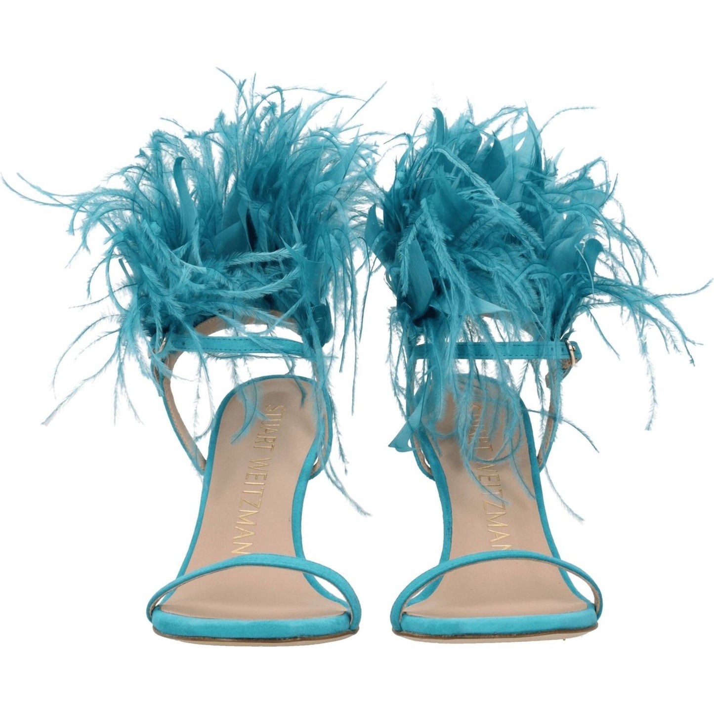 Stuart Weitzman Green Leather Stiletto Heels Sandals ST-8547288088841-EU39/US9