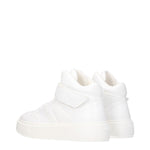 Ganni White Leather High Tops GA-8547287925001-EU37/US7