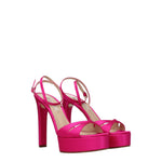 Casadei Pink Satin Platforms CA-8547364503817-EU36/US6
