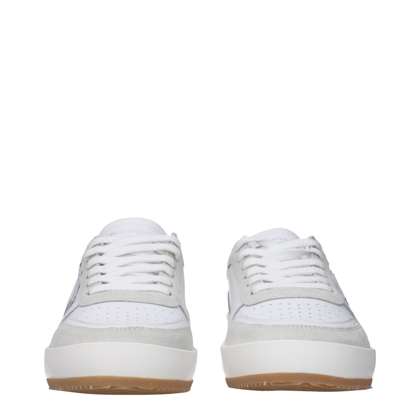 Philippe Model White Leather Low Tops PH-15068736946441-EU40/US10