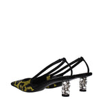 Tom Ford Yellow Satin Stiletto Heels Sandals TO-15068813000969-EU39/US9