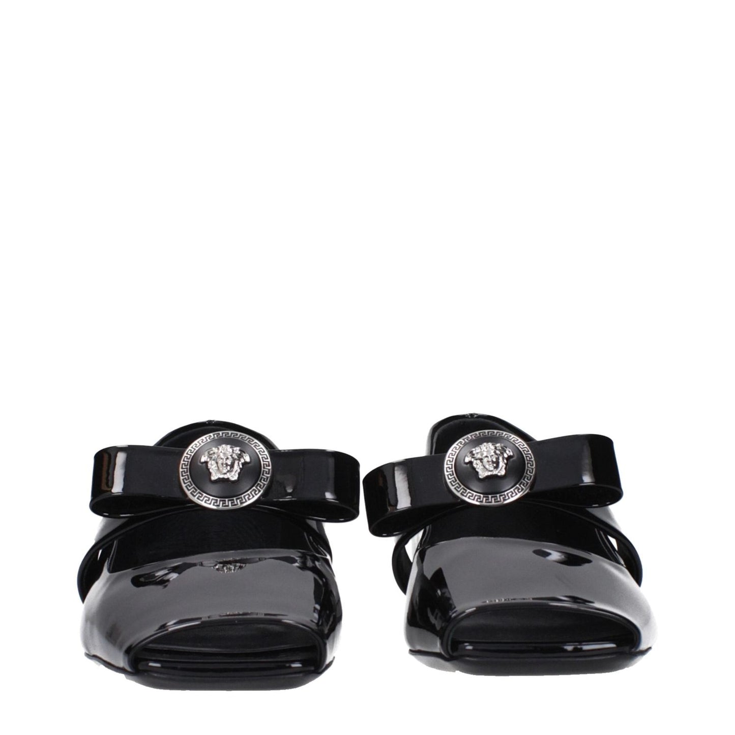 Versace Black Leather Ballet Flats VE-15161649660169-EU41/US11