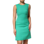 Dolce & Gabbana Green Sleeveless Bodycon A-line Mini Dress DR81806-38