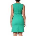Dolce & Gabbana Green Sleeveless Bodycon A-line Mini Dress DR81806-38
