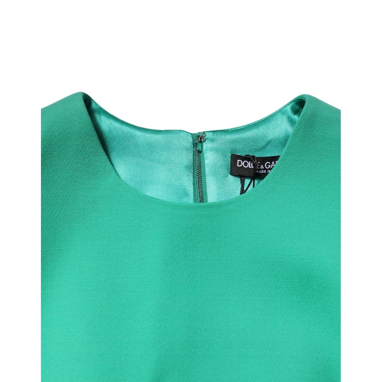 Dolce & Gabbana Green Sleeveless Bodycon A-line Mini Dress DR81806-38