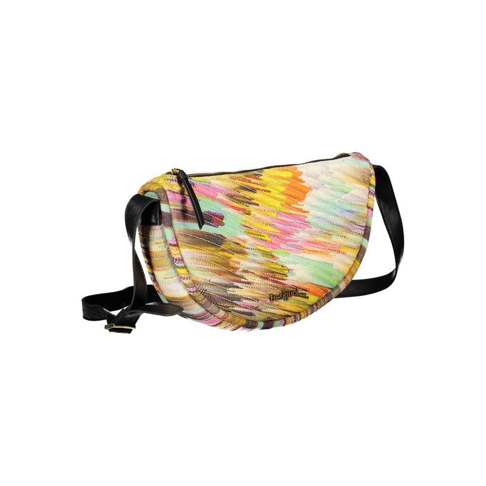 Desigual Yellow Polyester Handbag DE-28973