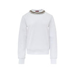 Gucci White Cotton Sweatshirt GU-9853666-L