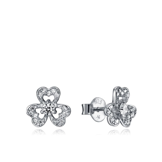 VICEROY JEWELS Mod. 85019E000-38 silver earrings for ladies, floral design, quartz analog movement, in official box
