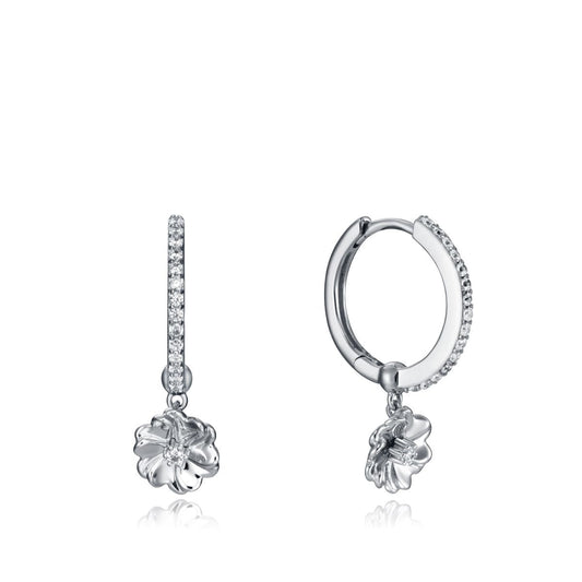 VICEROY JEWELS Mod. 85021E000-38 silver lady's earrings in official box, water resistant, quartz analog with calendar function.