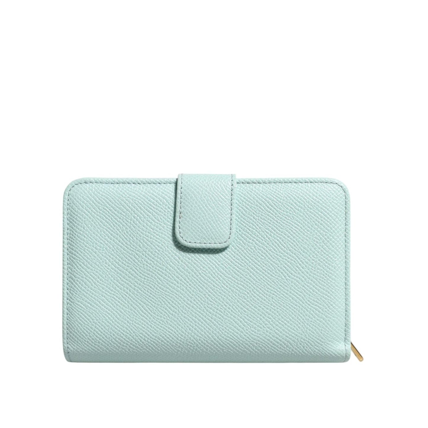 Dolce & Gabbana Mint Green Leather Bifold Continental Clutch Wallet BAG4714