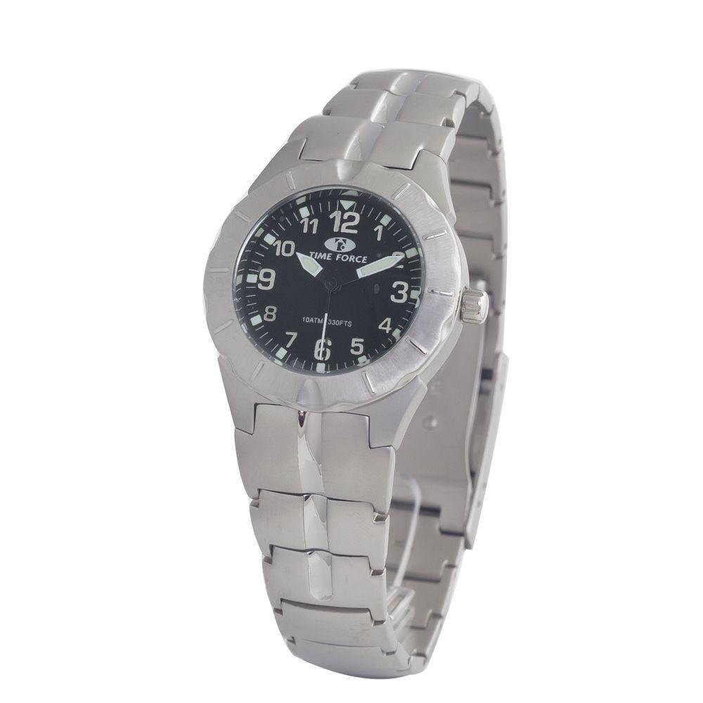 Time Force Silver Stainless Steel Watch