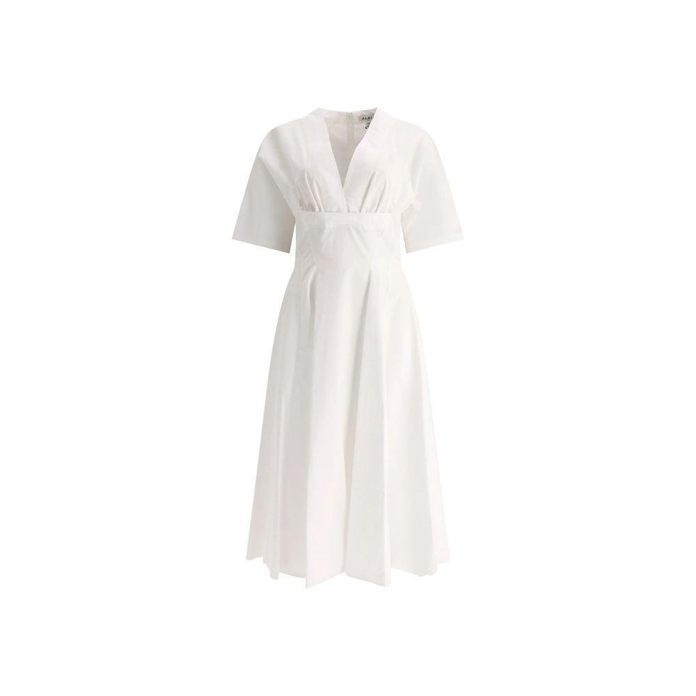 Alaïa Cotton Midi Dress AL-8735144050900-38