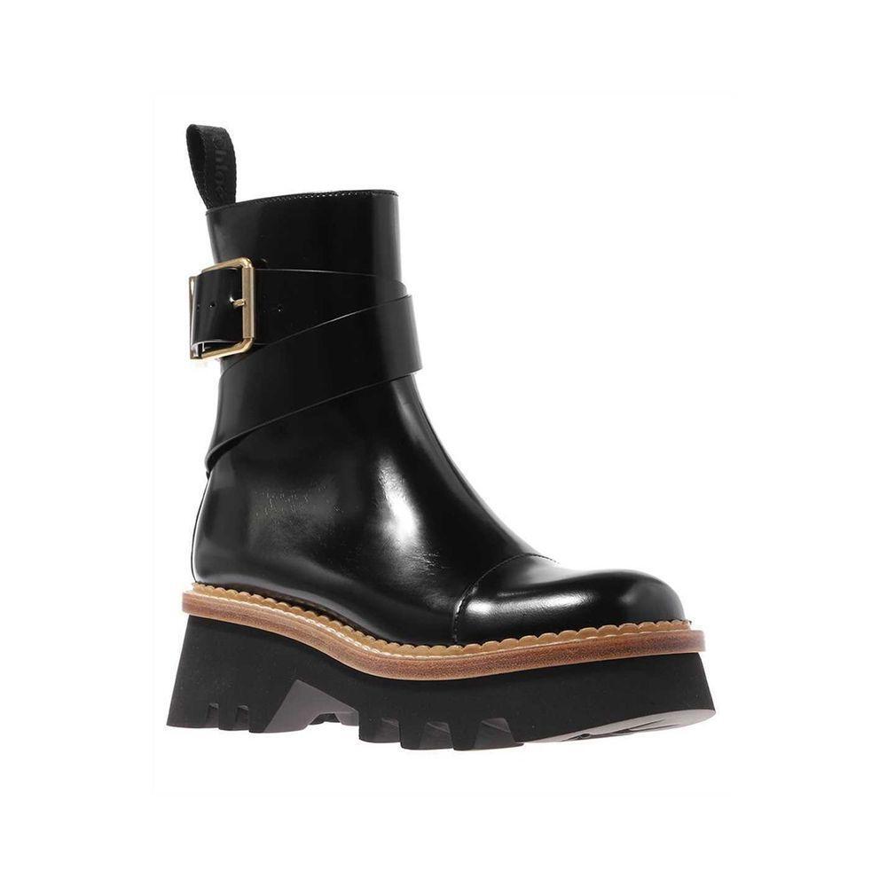 Chloé Owena Leather Boots CH-8735324700884-EU36/US6