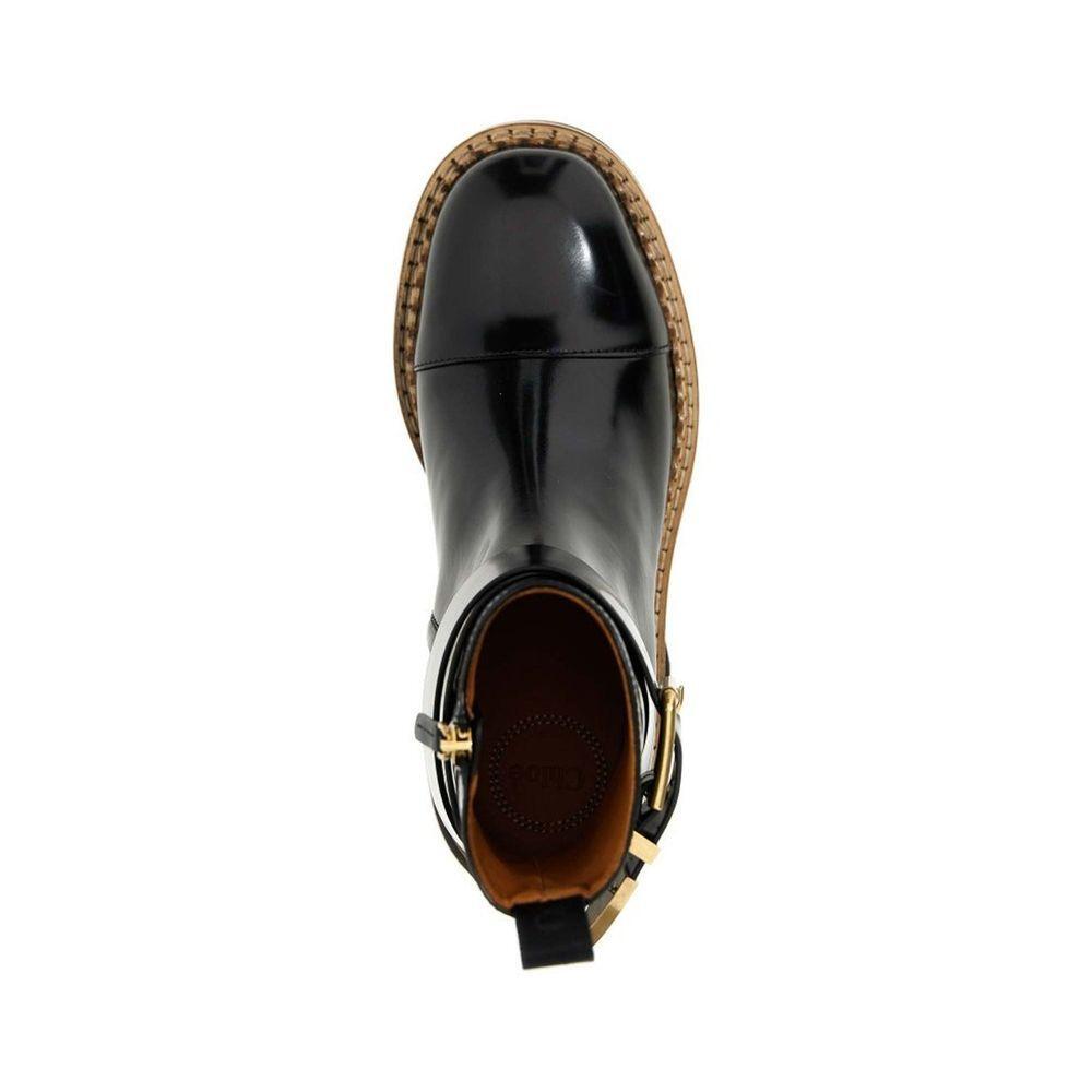 Chloé Owena Leather Boots CH-8735324700884-EU36/US6