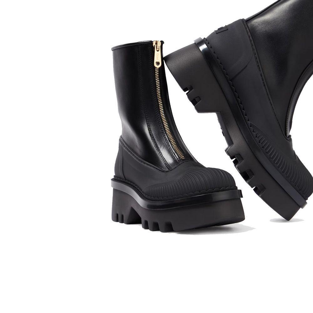 Chloé Raina Leather Boots CH-8735325225172-EU36/US6
