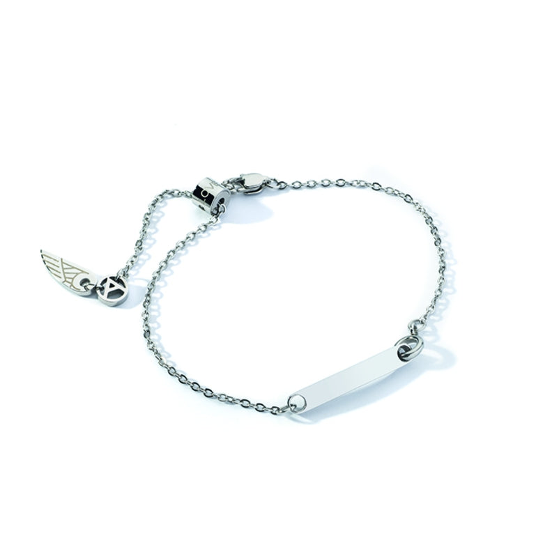 AN JEWELS JEWELRY Mod. AL.BLIS02S silver bracelet with wing charm