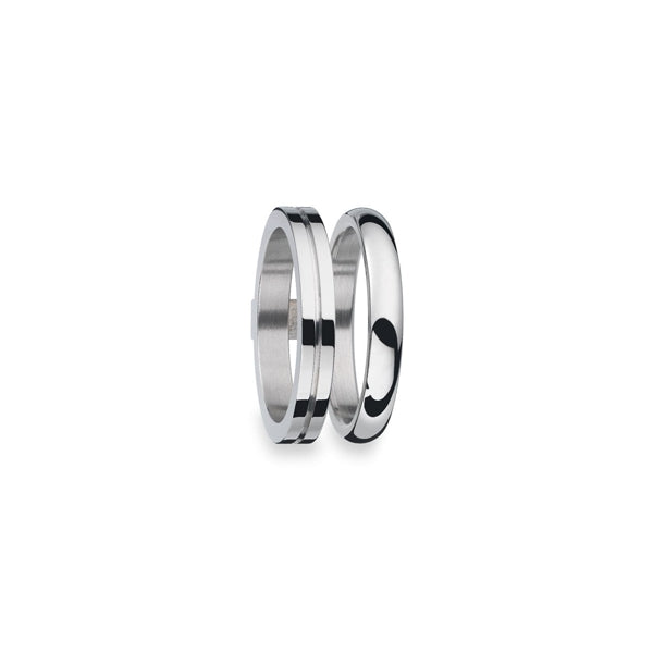 AN JEWELS JEWELRY Mod. AR.R2NS05S-9 silver rings with elegant design