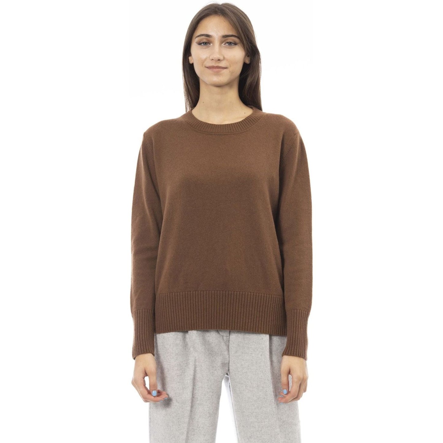 Alpha Studio Sweaters AD8150CE_9002TABACCO:401176