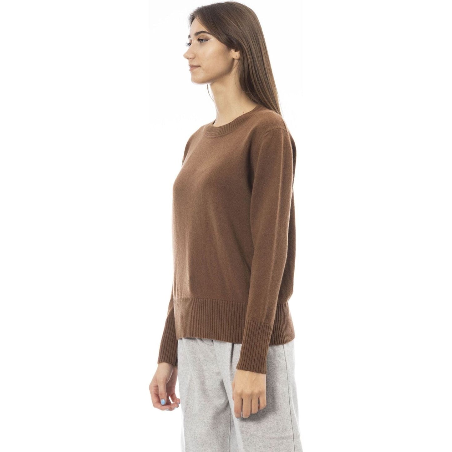 Alpha Studio Sweaters AD8150CE_9002TABACCO:401176