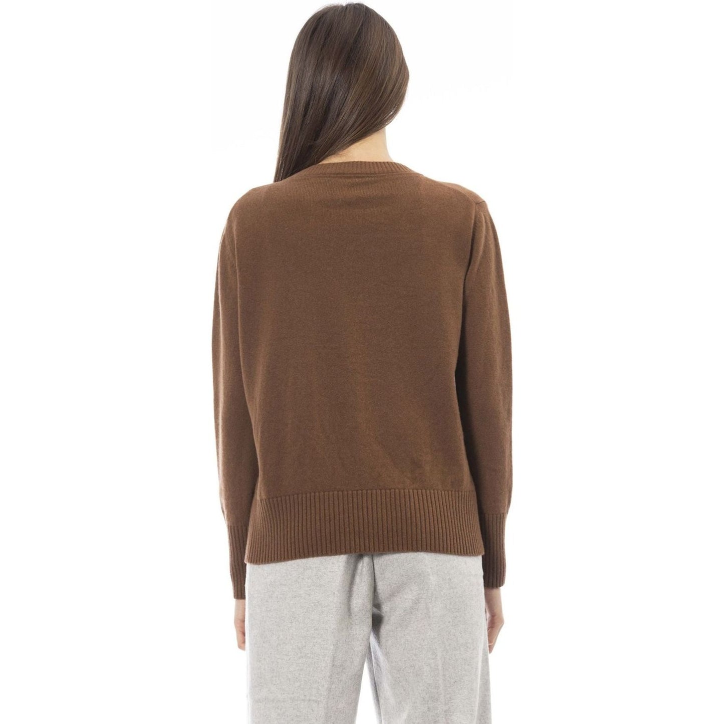 Alpha Studio Sweaters AD8150CE_9002TABACCO:401176