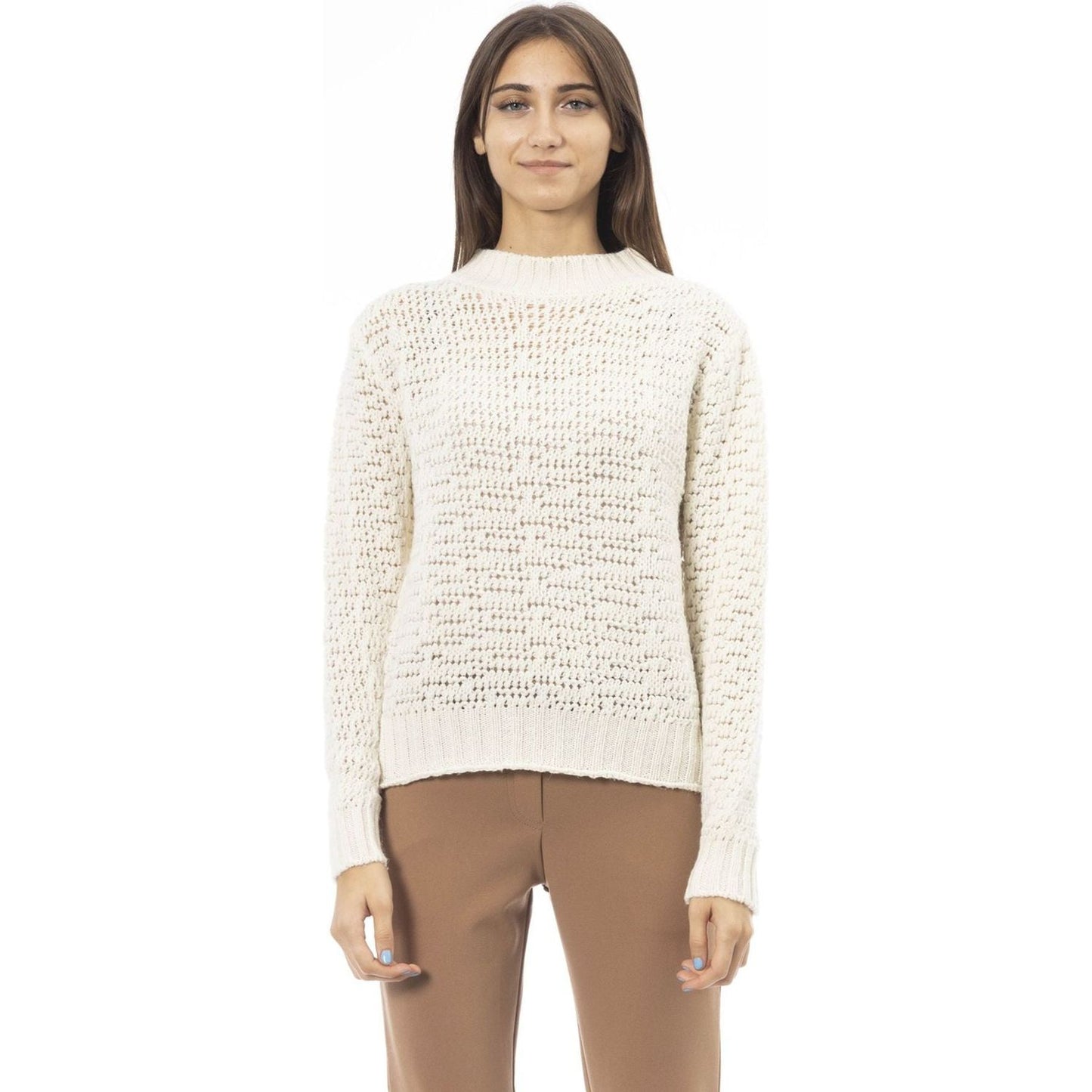 Alpha Studio Sweaters AD8560C_5073LATTE:401200