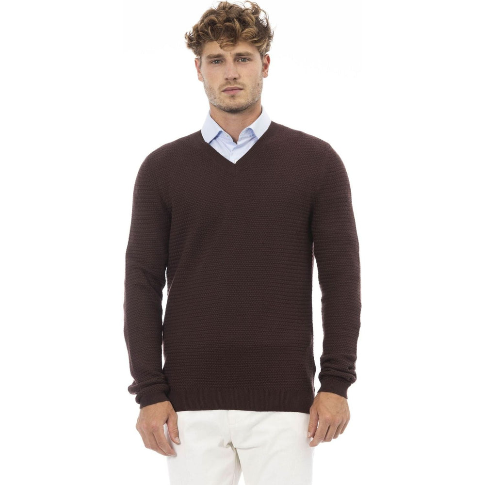 Alpha Studio Sweaters AU7021A_4001CIOCCOLATO:401354
