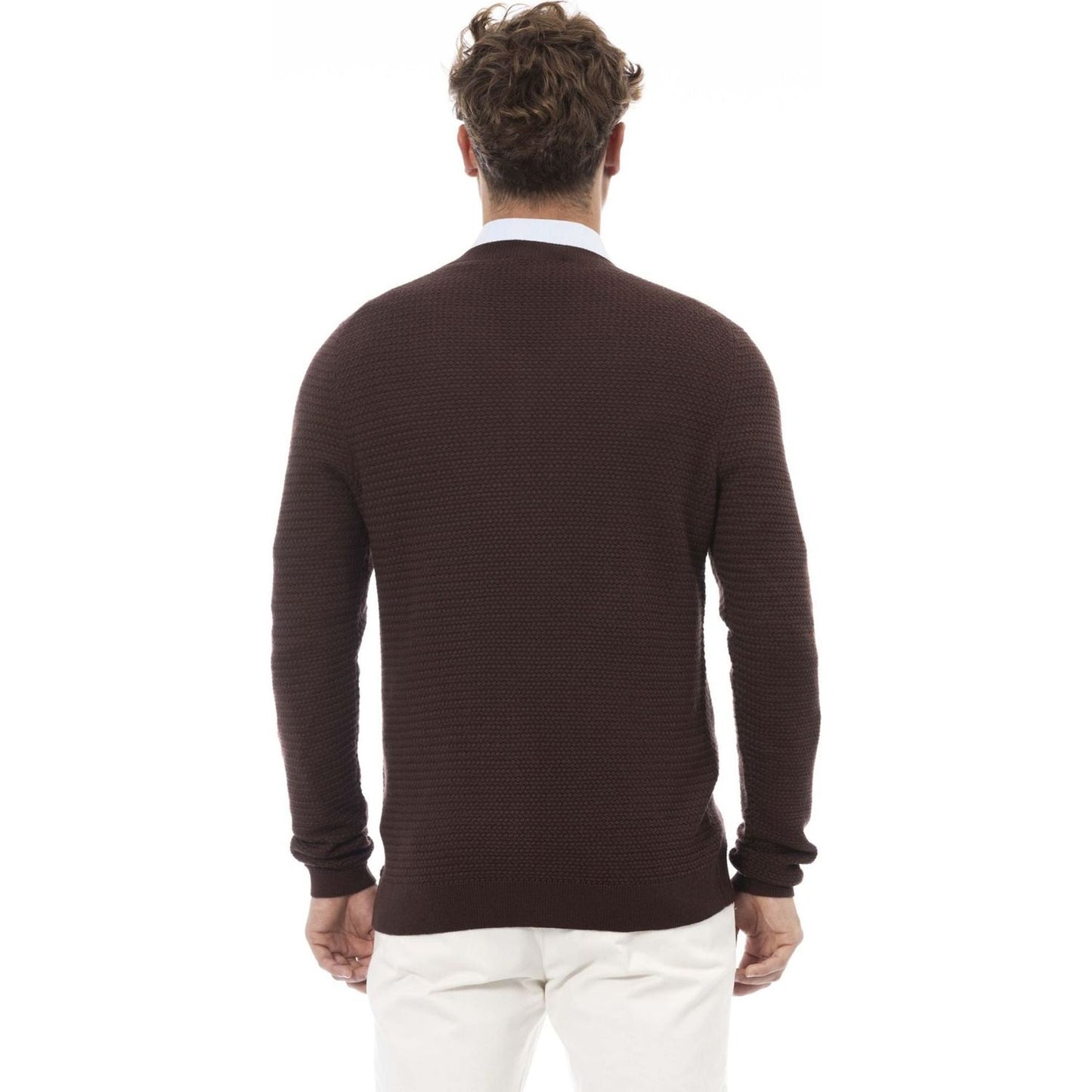 Alpha Studio Sweaters AU7021A_4001CIOCCOLATO:401354