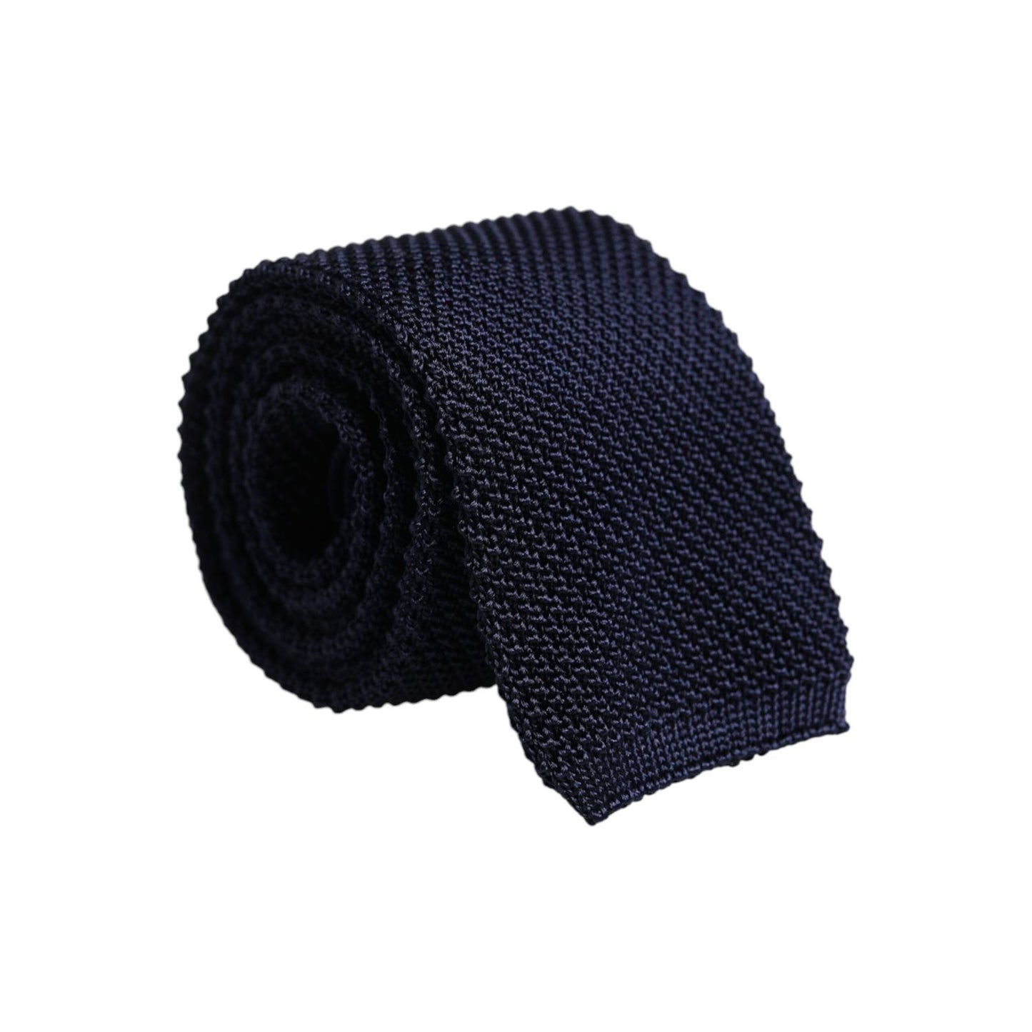 Dolce & Gabbana Dark Blue Silk Adjustable Necktie Tie