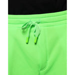 Dolce & Gabbana Neon Green Polyester Cargo Jogger Sweatpants Pants PAN76342-48