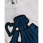 Dolce & Gabbana White King Of Love Round Neck Short Sleeves T-shirt TSH86383-44